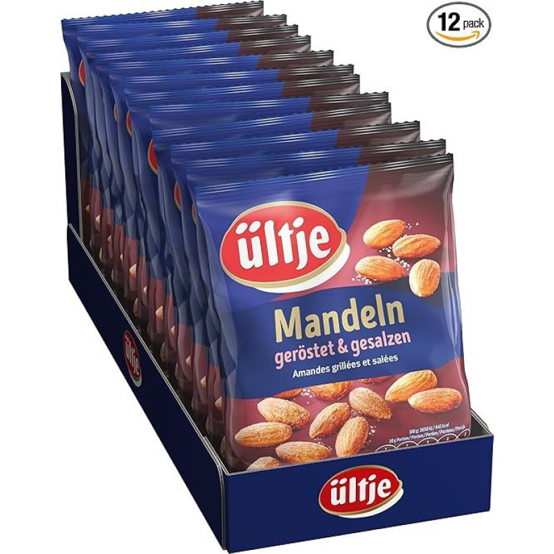 ültje Almonds Roasted & Salted 12 Pack (12 x 150 g)