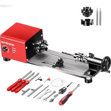 ArtyMaster Mini tekinimo staklės, 24 VDC Mini medienos tekinimo staklių įrankiai, frezavimo staklių priedai, tolygus greitis, idealiai tinka 