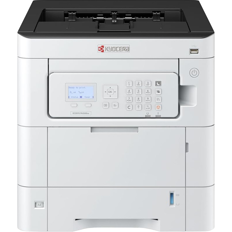 Kyocera Ecosys PA3500cx Laser Printer Colour Laser Printer Duplex Unit 100+550-Sheet Paper Feeder Colour Gigabit LAN Mobile Print