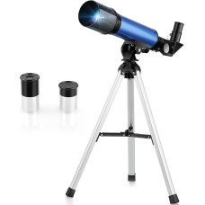 Cowiewie Telescope for Kids F36050M Refractor Telescope for Beginners Christmas Birthday Gift