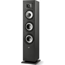 Polk Audio Monitor MXT60 Compact Floorstanding Speaker, HiFi and Home Cinema Speaker, Hi-Res Certified, Dolby Atmos and DTS:X Compatible (Piece), Black