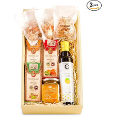 Summer Sicily Gift Set Fruity Sweet with Sicilian Sweets and Lemon Olive Oil