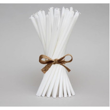 50 Long Taper Candles White Size 30.5 cm x 3/8 Inch - Taper Candles - Wax Candles - Long Taper Candles - Christmas Candles - Easter Candles