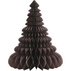 Chic Antique Paper Christmas Tree Stand, Various Colours and Sizes, Foldable (H 50 x Diameter 41 cm, Chocolate)