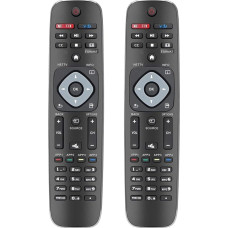 NH500UP Universal Ersatzfernbedienung TV-Fernbedienungen kompatibel mit Philips LED 4K UHD Ultra HD Smart TV [2 Stück]
