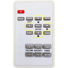 Leankle EX200REM Remote Control for Mitsubishi Projectors ES200U, EW230U-ST, EW270U, EW330U, EW331U-ST, EX200U, EX240U, EX241U, EX320U, EX320U-ST, EX321U, EX321U-ST