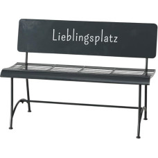 Suoliukas Lieblingsplatz L115 cm Pilka geležis
