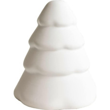 Cooee Design Snowy 15 cm White Ceramic Christmas Tree Christmas Decoration