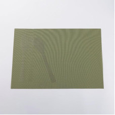 AMDXD 4er Set Tischset Abwaschbar Quadratisch, 70% PVC+30% PET Platzset Boho Rechteckig mit Tafelgeschirr Muster Anti-Rutsch, Tischuntersetzer Couchtisch Grün für Speisetisch Platz-Matten, 45x30CM