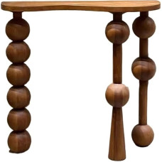 Konsolentisch Konsolentisch, Konsolentische aus Massivholz, rustikaler Flurtisch, 39-Zoll-Sofatisch im Bauernhausstil für Eingangsbereich, Wohnzimmer, einfache Montage, Art-Deco-Möbel (Braun)