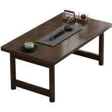 ZLSNOBLE Svetainės medžio masyvo kavos staliukas, sulankstomas langų staliukas, balkono trumpas kavos staliukas, nešiojamojo kompiuterio staliukas, miegamojo palangė arbatinei (70 x 45 x 30 cm)