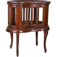 Villa Charles Dickens Bar Cabinet Mahogany Solid Serving Cabinet Home Bar Brown 80 x 68 x 38 cm with Tray Palazzo Exclusive