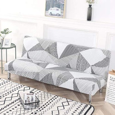 Beacon Pet Stretch Sofa Slipcover Printed Futon Cover Fitted Furniture Protector Elastinis poliesteris Spandex skalbiamas Sleeveless Sofa Cover Sulankstomas Couch Shield Sofa Cover Mašininis skalbimas (Print-019)