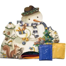 Goldmännchen Tea Advent Calendar 2021 Snowman | 24 + 1 Different Types of Tea | Fruit, Herb, Black and Green Teas