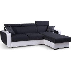 mb-moebel Pedro kampinė sofa su miegamąja funkcija, kampinė sofa su lovos dėže, sofa 