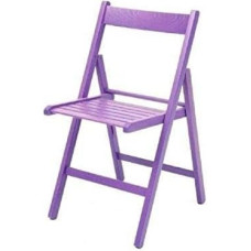 Coloured Wood Chairs Purple