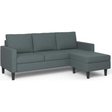 IDMarket - Marius 3 vietų kampinė sofa Svetainės kampinis sėdimasis kampas 200 cm antracito pilkos spalvos