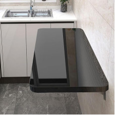 Platzsparender Klapptisch zur Wandmontage für Wäsche und Küche, schwebender Schreibtisch für kleine Räume