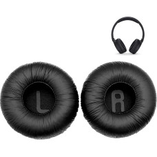 Pakaitinės ausinių pagalvėlės Belaidės ausinės 70 mm, suderinamos su JBL Tune 600BT T520BT T510BT T510BT T500BT T450 Ausų pagalvėlės Apvalūs minkšti putų pakaitalai (2 pakuotės)