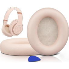 SOULWIT Ersatzpolster Ersatz Ohrpolster für Beats Studio Pro kabellose Noise-Cancelling-Kopfhörer, Polster mit weichem Proteinleder, Lärmdämmungsschaum