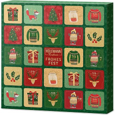 Heilemann Table Advent Calendar Chocolate Plates (Green)