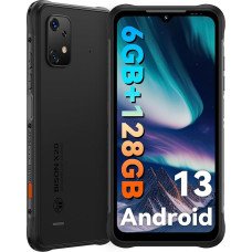 UMIDIGI X20 lauko mobilusis telefonas, 6+6GB + 128GB/1TB mobilusis telefonas be sutarties, 4G, IP68 mobilusis telefonas atsparus vandeniui, 6000 mAh, 6,53 colių HD+ ekranas, 