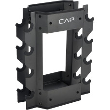 Cap Barbell Rk-cb16h Hantel-und Kugelhantel-Aufbewahrungsregal, Schwarz