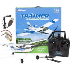 Top Race RC Aeroplane 3 Channel Remote Controlled Plane Ready to Fly RC Planes for Adults, Easy & Ready to Fly, Great Gift Toy for Adults or Children
