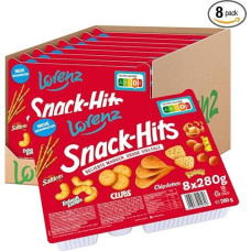 Lorenz Snack World Snack Hits, Pack of 8 (8 x 280 g)