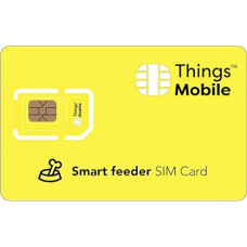 IOT/M2M SIM card for SMART ADDITION/SMART FEEDER - Things Mobile - worldwide network coverage, multi-provider network GSM/2G/3G/4G without fixed costs. €10 Credit included