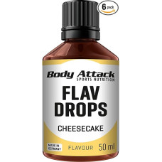 Body Attack Flav-Drops, Aroma for Food, Sugar Free, Calorie Free, Vegan