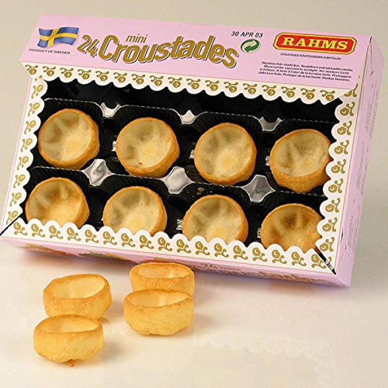Mini Croustaden, Diameter 3.8 cm, Shortcrust Dough, 50 g, Pack of 24