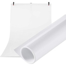 Selens PVC Background Photography 100 x 200 cm White Backgrounds Photo Background White Waterproof Matt Background for Photo Studio Portrait Product Photography Pet Photography Backdrop