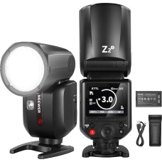 NEEWER Z2-C 2.4G TTL blykstės apvali galvutė Speedlite, suderinama su 