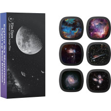 Realistic Discs - Discs for Ainael Meteor and Galaxy Projector, 5K Ultra HD Discs for Home Planetarium, 6 Disc Set without Projector (Nebula 5)
