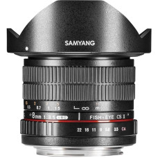 Samyang 8 mm Fisheye F3.5 rankinio fokusavimo objektyvas Sony