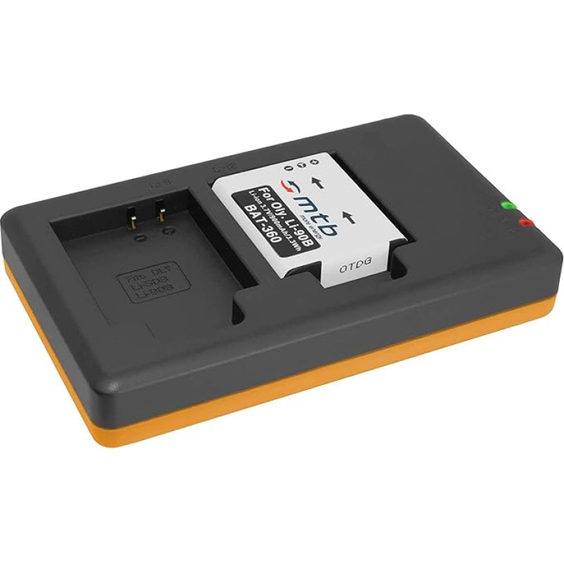 Battery + Dual Charger (USB) Type DB-110 DB110 Compatible with Ricoh GR III, G900(SE) / WG-6