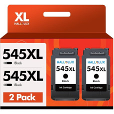 HALLOLUX PG545XL Druckerpatronen Kompatibel für Canon PG 545 XL 545XL Patronen für Canon Pixma iP2850 MX495 TS3150 TS3350 TR4550 TR4550 TR4551 MG2550S MG2555S MG2950S MG3051(2 Schwarz)
