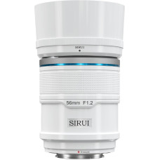 SIRUI Sniper 56 mm automatinio fokusavimo objektyvas F1.2 plataus kampo APS-C fotoaparato objektyvas (X laikiklis, baltas)