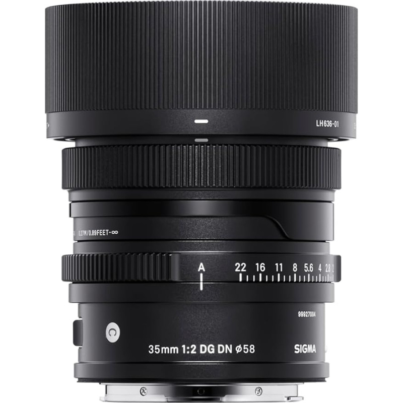 Sigma 35 mm F2.0 DG DN Contemporary for Sony E objektyvo bajonetas