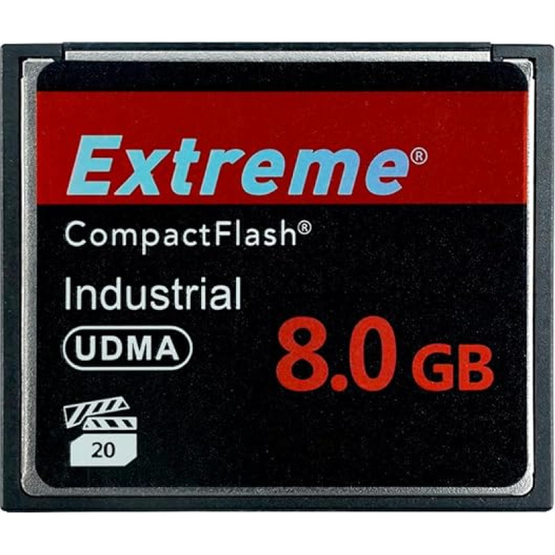 zhongsir Extreme 8GB Compact Flash Memory Card High Speed CF Card for Professional Photographers, Videographers, Enthusiasts, CF-NEW-8-RED