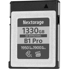 Nextorage Japan 1330GB (1.3TB) B1PRO - CFexpress Type B Memory Card + Ultra Fast VPG400 Performance (1950MB/s Read & 1900MB/s Write) for 8K/4K/High Speed Continuous Shooting Video/Camera