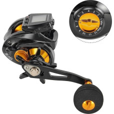 Digital Fishing Reel Fishing Reels 6.3:1 Digital Fishing Reel Baitcasting Reel with Large Display Precise Line Counter