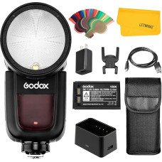 Godox V1 TTL HSS Speedlite blykstės įrenginys fotoaparatams