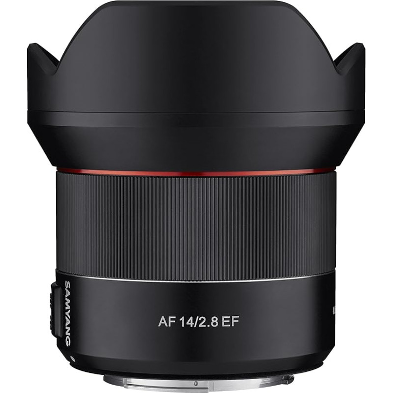 Samyang 14mm F2.8 AF plataus kampo automatinio fokusavimo objektyvas Canon EF vienspalvis