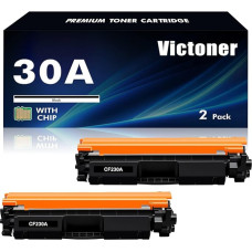 2 pakuočių 30A suderinama tonerio kasetė, skirta HP 30A CF230A 30X CF230X toneriui, skirtam 