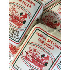 Shop-of-Wonder Wheat Flour Type 00 Suitable for the Preparation of Pizza, Pizza Rolls and Ciabatta 1.0 kg Pack of 10