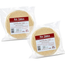 Baltos kukurūzų tortilijos 