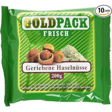 Goldpack Frisch Grated Hazelnut Kernels, Pack of 10 (10 x 200 g)