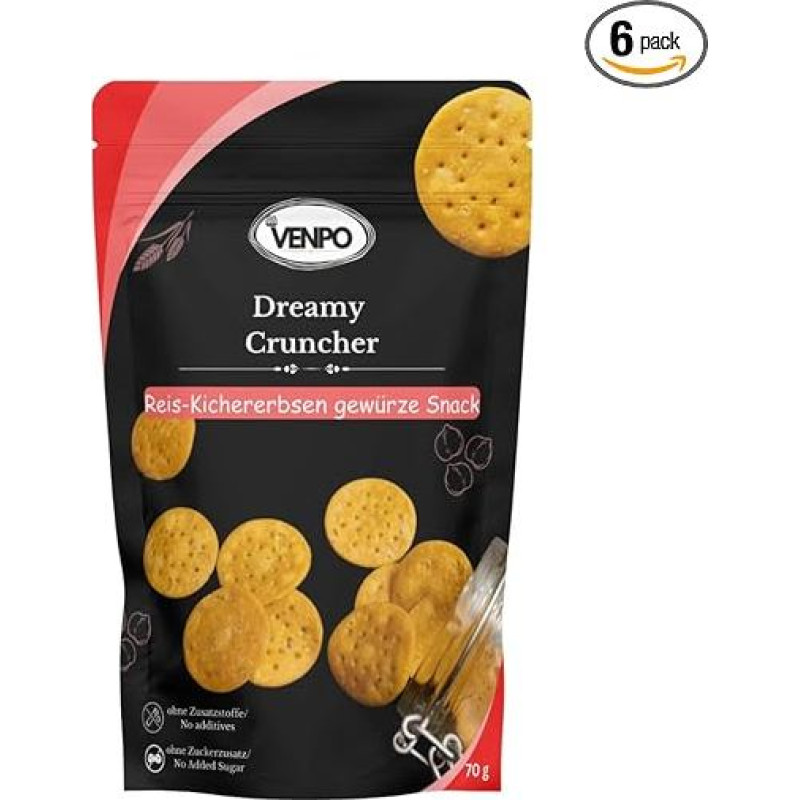 VENPO - Dreamy Cruncher - Indian Snack - Spices - Snack with Families